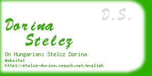 dorina stelcz business card